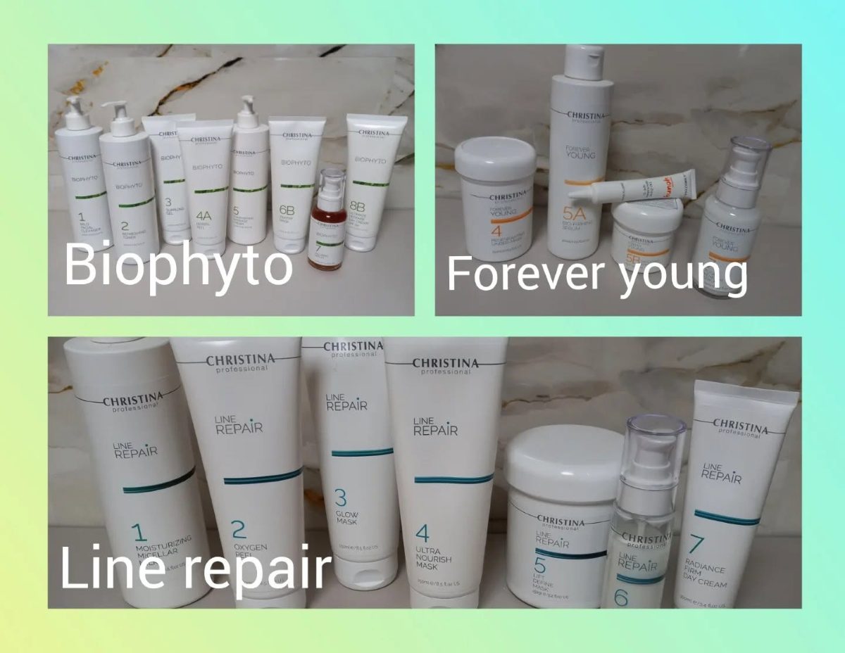 Řady kosmetiky CHRISTINA v salonu: Biophyto, Forever Young, Line Repair